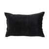 Vintage Floral Cushion Black 600x400mm