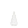 White Confetti Glass Tree Decoration 150x150x250mm