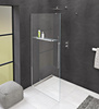 MODULAR SHOWER ścianka do montażu do ściany, 900 mm, z otworami na wieszak na ręczniki
