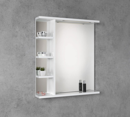 KORIN STRIP lustro z oświetleniem LED i półeczką 52x70x12cm