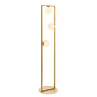 Teo 3 Floor Lamp Brushed Gold
