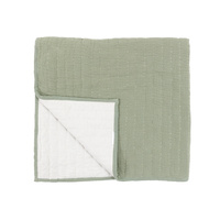 Alcove Gauze Bedspread Sage 2600x2400mm
