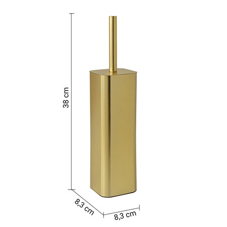 JACK WC szczotka do postawienia, złoto mat