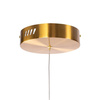 Lampa wisząca CIRCLE 80 cm - LED, ring mosiądz szczotkowany