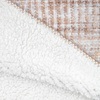 Woven Natural Faux Mohair Sherpa Throw 1300x1600mm