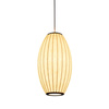 Lampa wisząca SILK BARREL biała 50 cm - nowoczesna i minimalistyczna