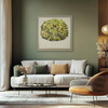 The Love Tree Framed Canvas 950x30x950mm
