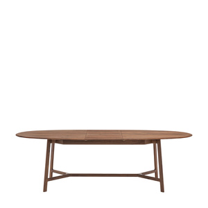 Madrid Ext Dning Tble Walnut  2000/2500x1000x760mm