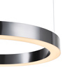 Lampa wisząca CIRCLE 60 cm - LED, ring tytan szczotkowany