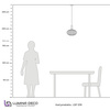 LAMPA WISZĄCA LOFT BIAŁA FLORI