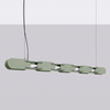 Lampa wisząca CHAIN 158 zielona oliwka LED 3000K