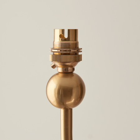 Santiago 5 Pendant Light Fitting Curved Brass