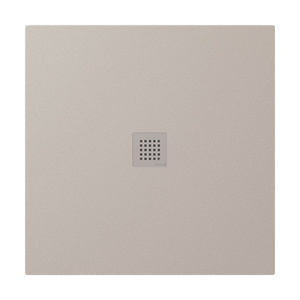TRENECA brodzik kompozytowy z możliwością docinania 90x90cm, beżowy mat