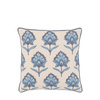 Fleur Embroidered Cushion Ink Blue 450x450mnm