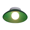 Lampa ścienna ILUSIONI 26 cm - okrągły kinkiet zielony