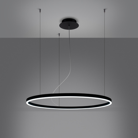 Żyrandol ODA 80 czarny LED 4000K