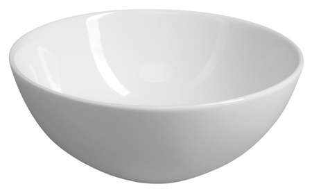 ASTER umywalka ceramiczna nablatowa średnica 28cm, biały