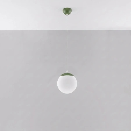 Lampa wisząca UGO 20 zielona oliwka