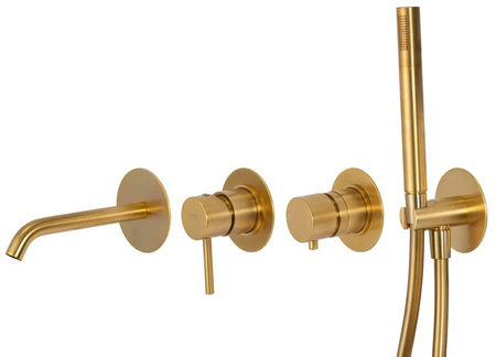 Zestaw wannowy podtynkowy-Daniel Rubinetterie/Tokyo