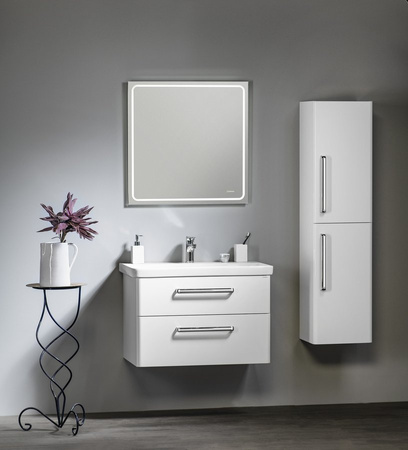 THEIA szafka umywalkowa 75,6x50x44,2cm, 2 szuflady, biała