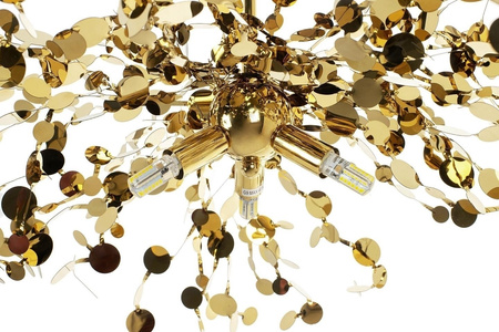 MOOSEE lampa wisząca MONETE SINGLE złota