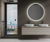 RAK Ceramics SKIN Umywalka slim nablatowa owalna 55x35 cm Carbon Concrete - Efekt kamienia 