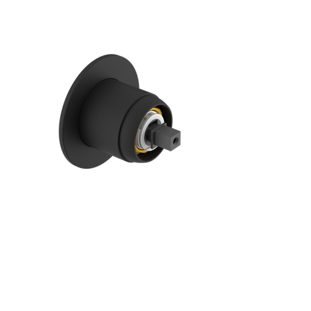 ULTRAMIX korpus do baterii prysznicowej podtynkowej, 1 wyjście, czarny mat