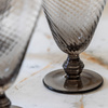 Swirl Wine Glass Smoked Grey (4pk) 92x92x145mm