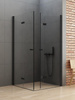 KABINA NEW SOLEO BLACK PROSTOKĄTNA U 90x90x195 CZYSTE 6mm ACTIVE SHIELD