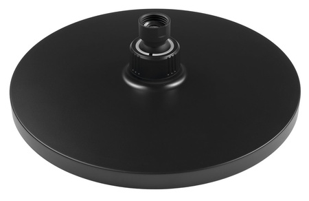 Deszczownia, średnica 220mm, silikonowe dysze, ABS/czarny mat