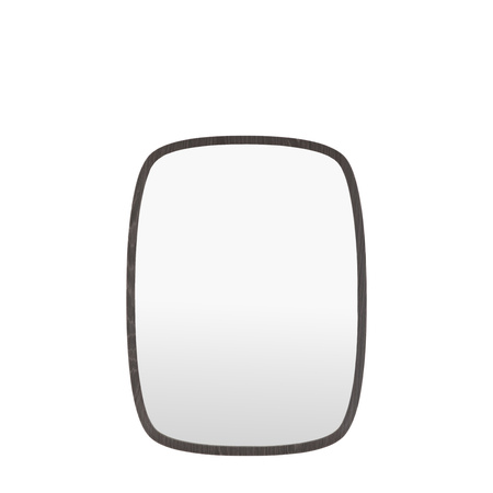 Bryce Capsule Mirror Black 800x30x600mm