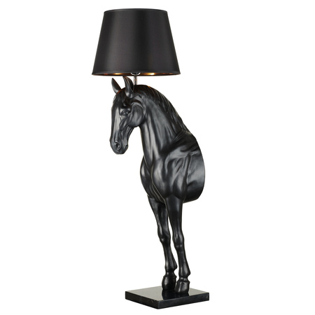 Lampa podłogowa KOŃ /HORSE S czarna
