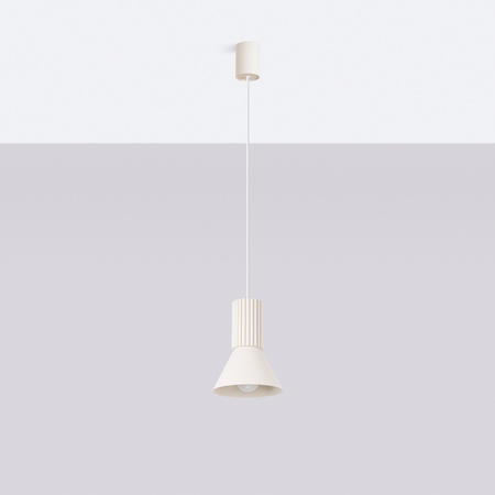 Lampa wisząca ESTRIA 1 beżowa