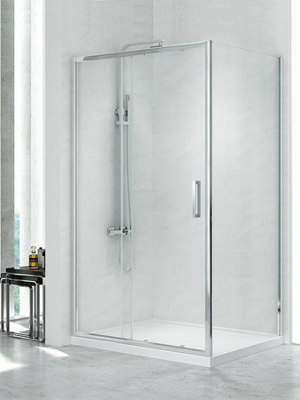 KABINA NEW CORRINA PROSTOKĄTNA U 130x80x195 CZYSTE 6mm ACTIVE SHIELD
