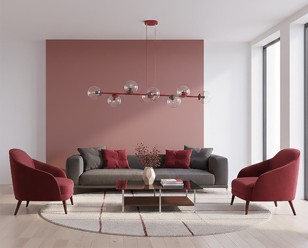 MAGNUS 8 BURGUNDY TRANSPARENT