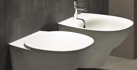 MORNING Miska WC podwiesz. Rimless 52x36,5 cm biały połysk