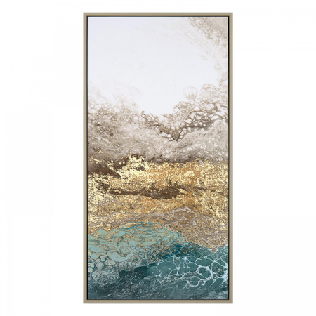 Serene Triptych Framed Canvas 400x30x800mm