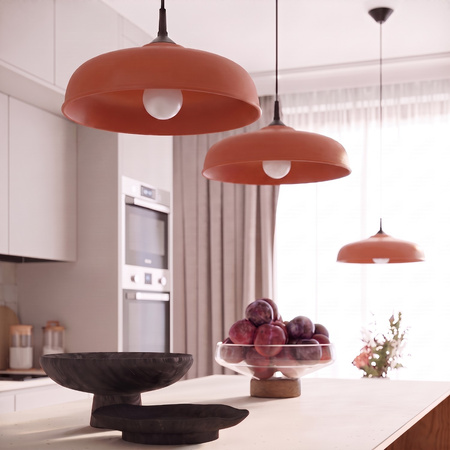Lampa wisząca GINA ochra czerwona