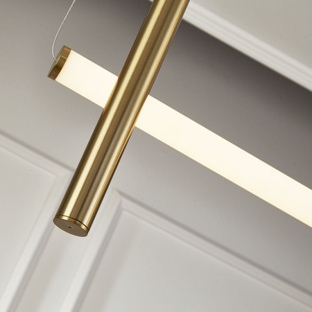 Lampa wisząca O-LINE L-4 - LED, 110 cm, mosiądz