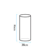 Lampa ogrodowa kolumna TUBE LED RGBW 16 kolorów 80 cm