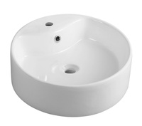 Umywalka ceramiczna nablatowa średnica 40cm, biały