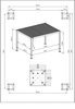 Pergola ogrodowa BIZZOTTO OCEAN 3X4 – Silk