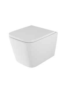 Miska WC z deską VORTEX wisząca owalna biały połysk GRAVIS TR2216R