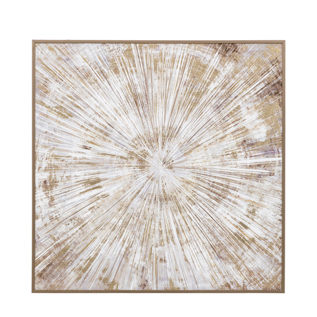 Starburst Flair Framed Canvas 1000x1000mm