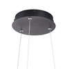 Lampa wisząca FRILL LED czarna 45 cm