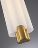 Lampa wisząca OSMO-1 LED złota 38 cm