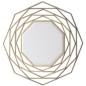 Lustro Estella złote 910 x 910 mm