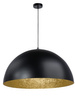 SFERA 70 czarny/złoty lampa wisząca
