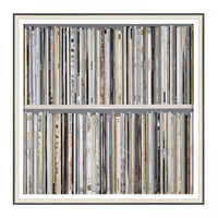 Through the Decades Framed Art 800x40x800mm