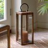 Ayna Wooden Lantern 230x230x525mm